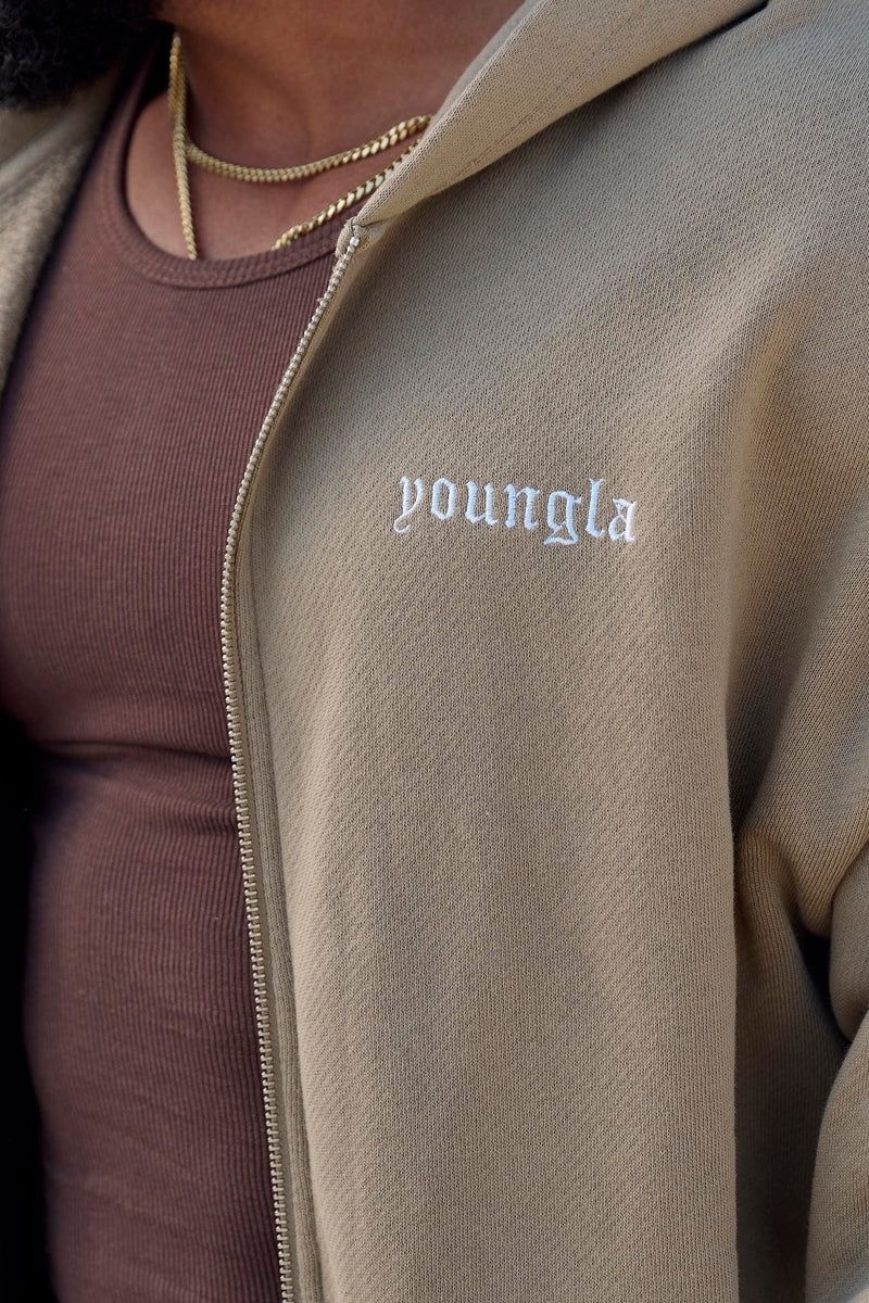 YoungLA 539 Earthy Collection , Hoodies Black | AF3579-214