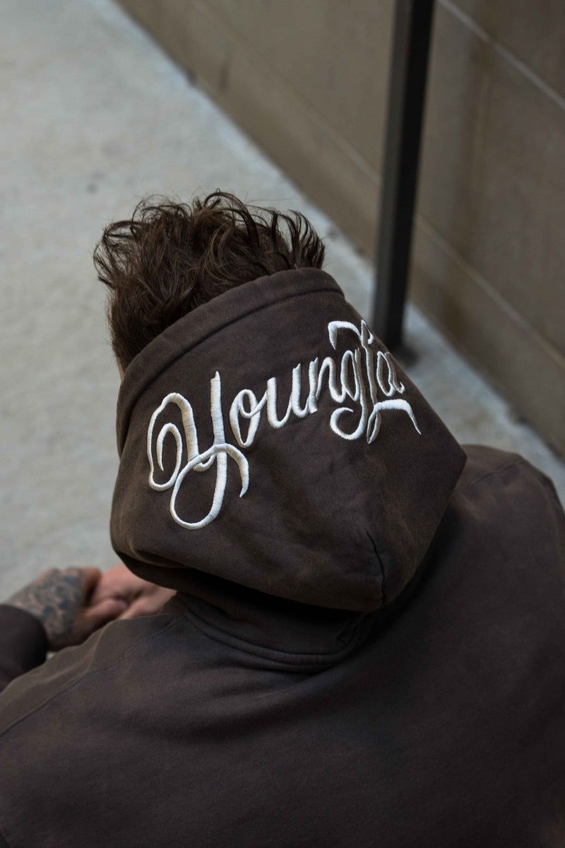 YoungLA 549 Phantom Hoodies Black Wash | FD0581-296