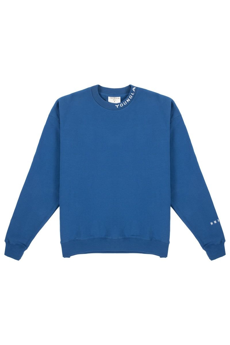 YoungLA 557 Trademark Crewnecks Royal Blue | XI7603-952