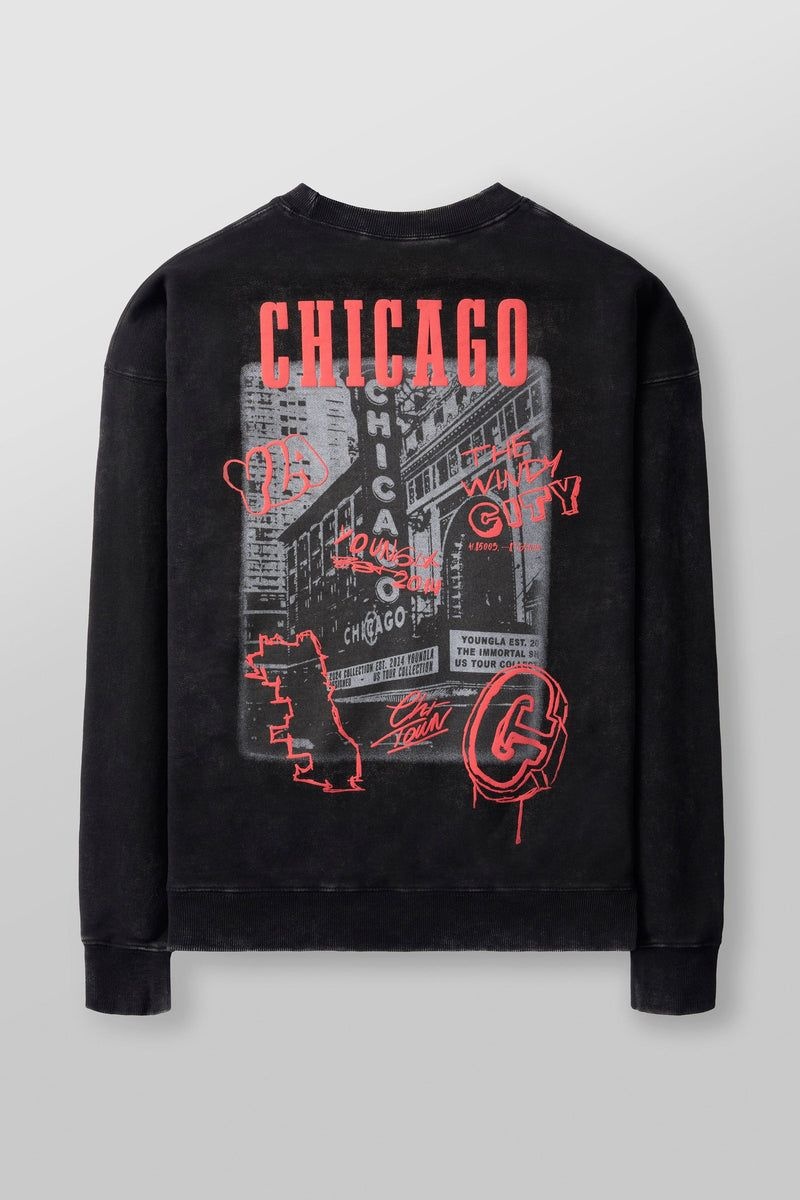 YoungLA 565 , US Tour Crewnecks Chicago | ZY6531-472