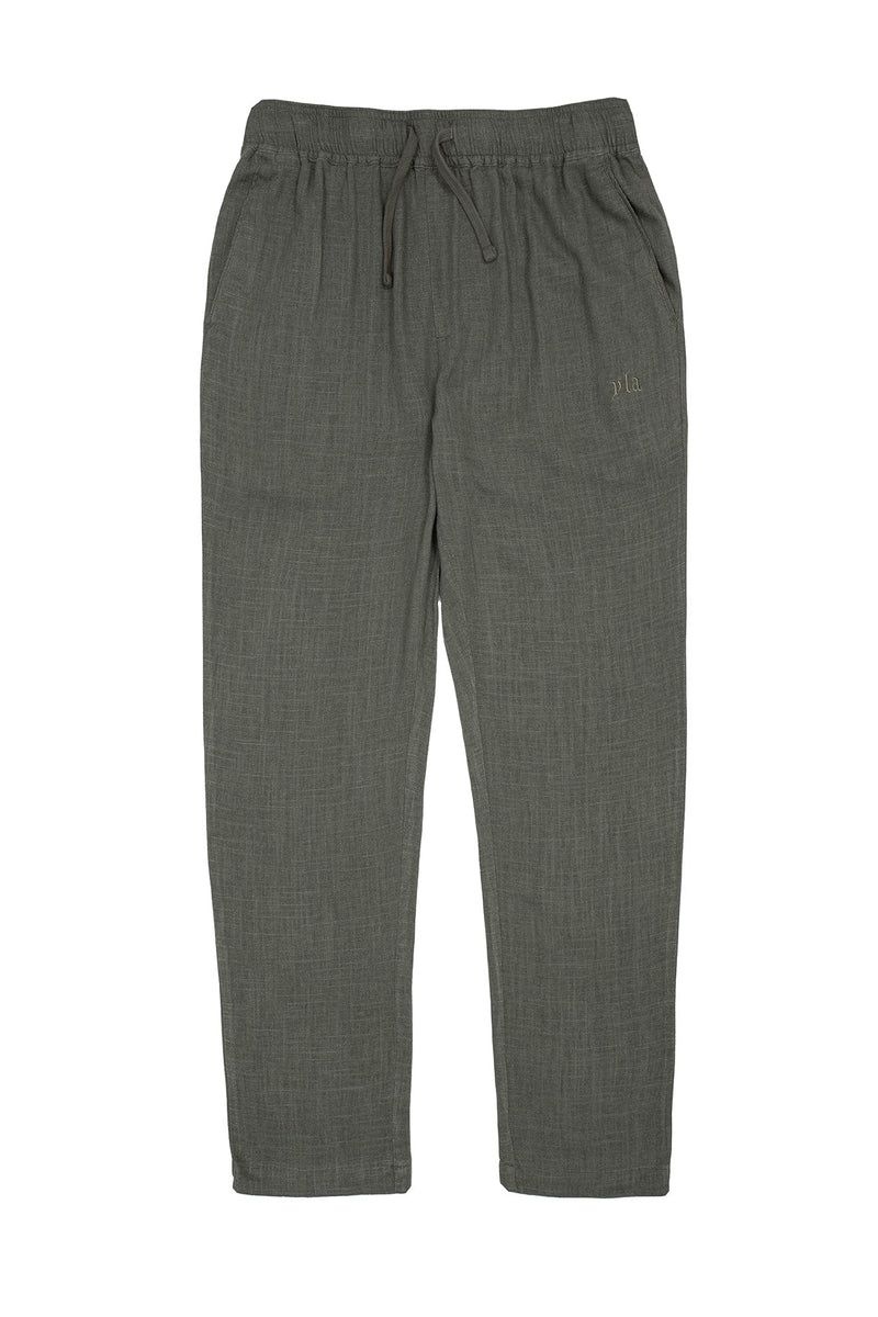 YoungLA 621 , Simply Linen Pants Olive Green | PG7968-105