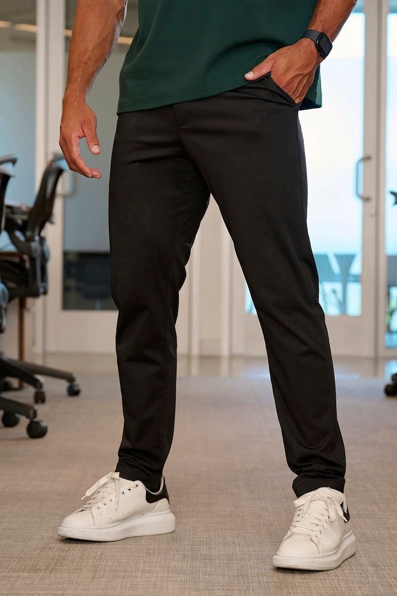 YoungLA 626 Office Tech Pants Black | IQ2943-760