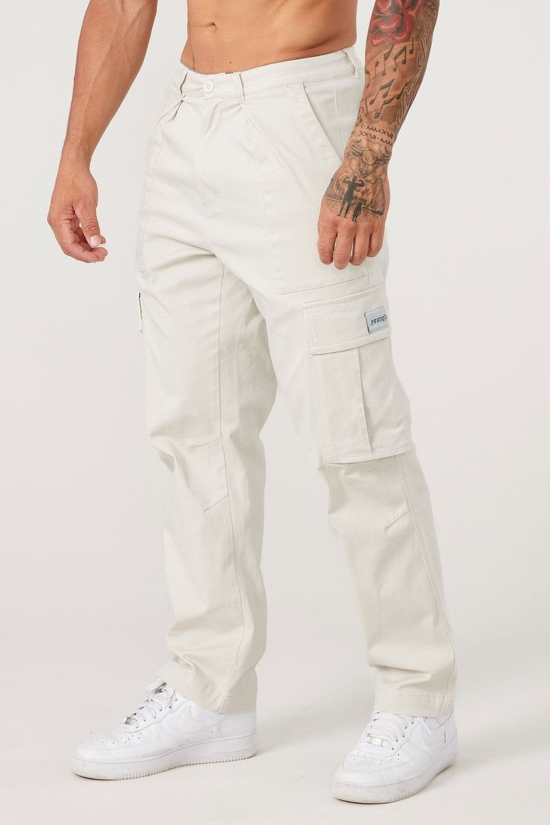 YoungLA 627 Convoy Cargo White | LW2538-046