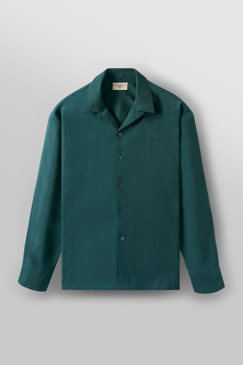 YoungLA 8009 , Clase Longsleeves Deep Teal | EN4073-198