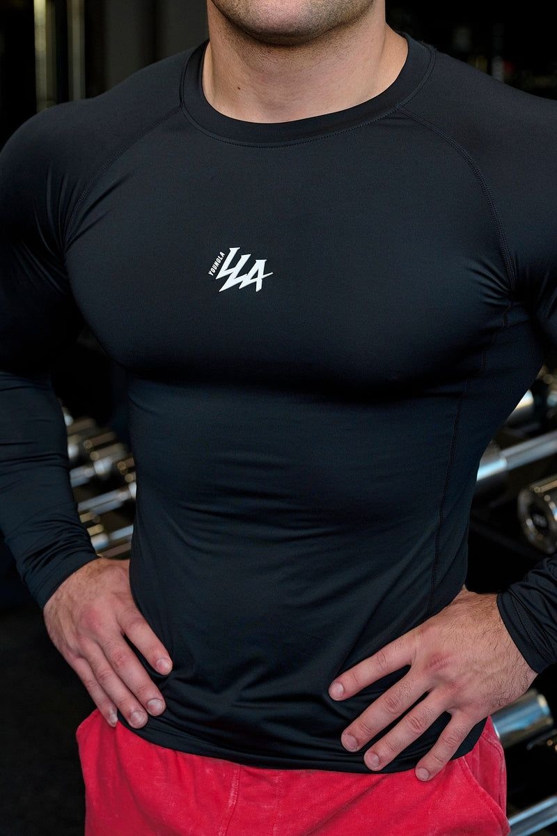 YoungLA 802 , Speed Compression Longsleeves Black | XR0194-327