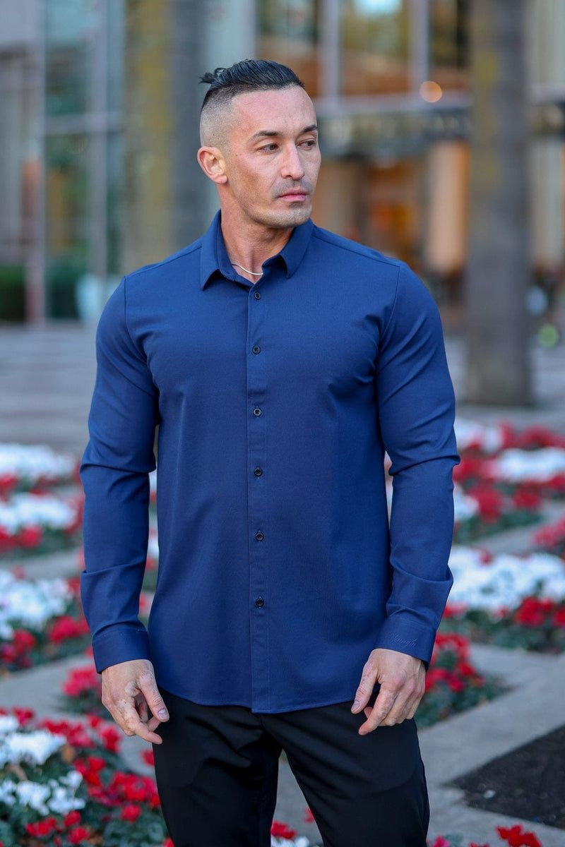 YoungLA 803 , Formal Dress Shirts Black | SY8092-361