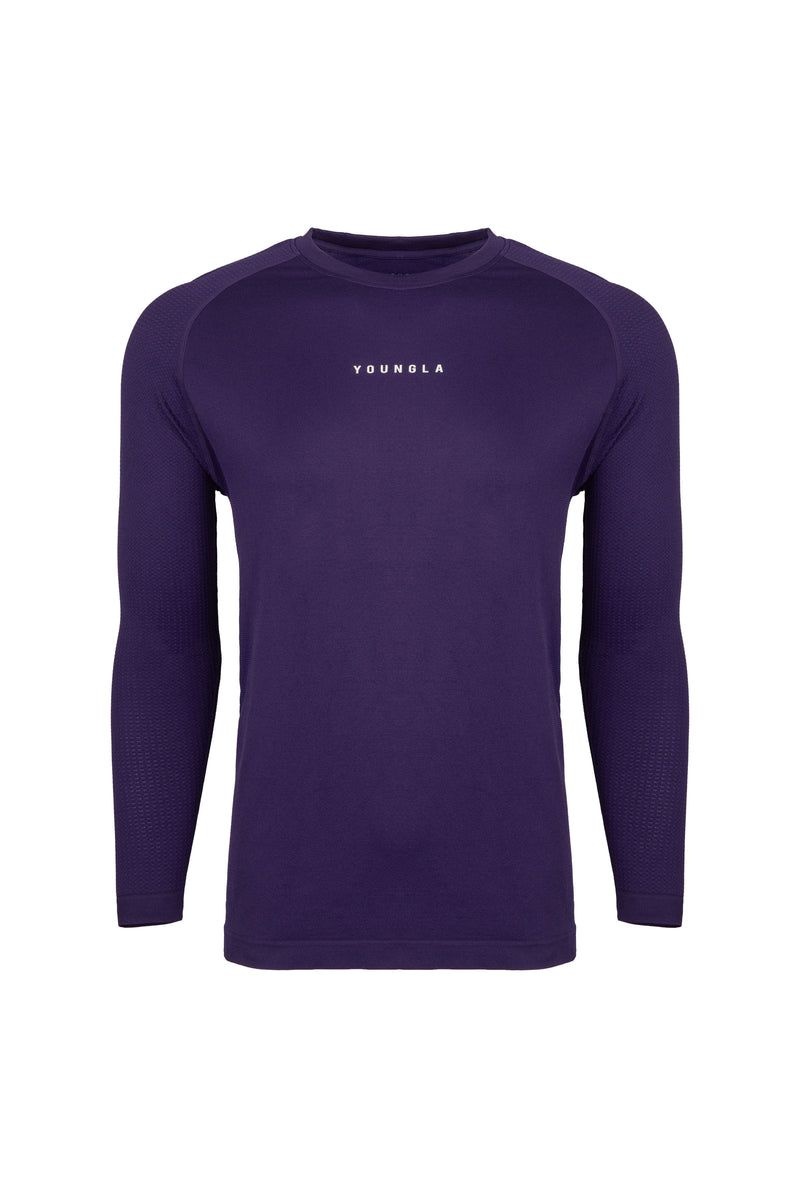 YoungLA 823 New Gen Compression Longsleeves Dark Purple | ED7856-943