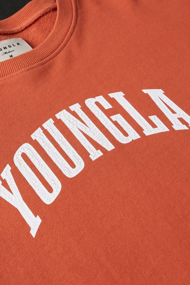 YoungLA 826 , Uni Crewneck Black Wash | MN0153-869