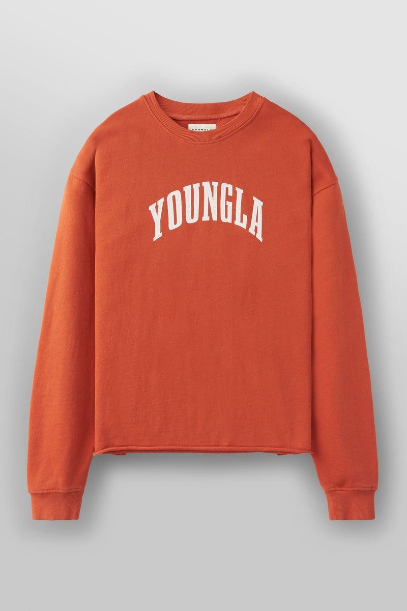 YoungLA 826 , Uni Crewneck Black Wash | MN0153-869