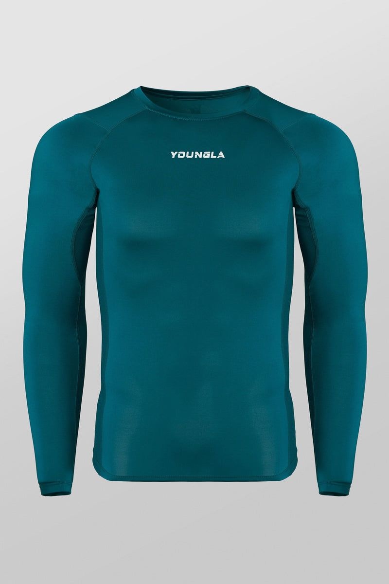 YoungLA 830 , FlexFit Compression Longsleeves Teal | PW1685-430