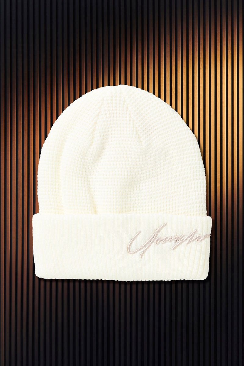 YoungLA 906 , Signature Beanies Antique White | XJ1487-520