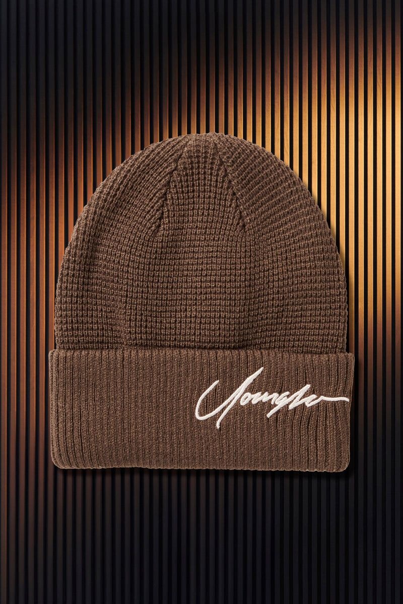 YoungLA 906 , Signature Beanies Brown | SV7249-160