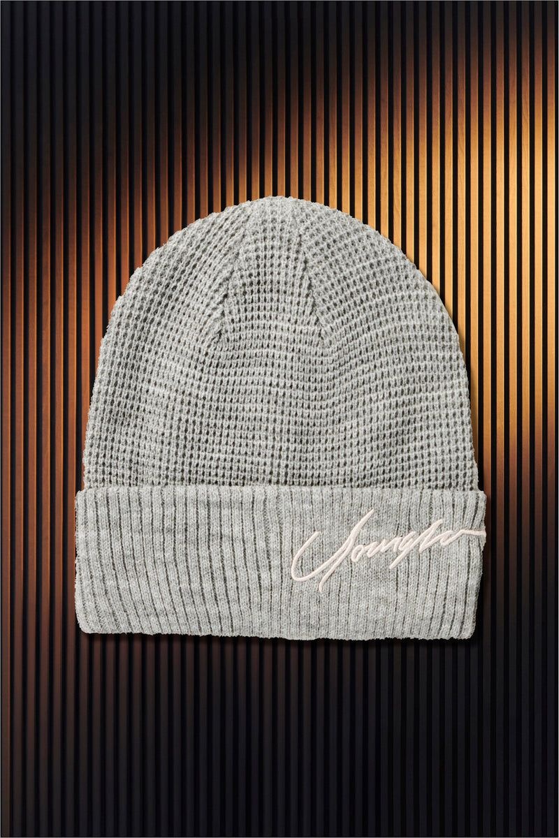 YoungLA 906 , Signature Beanies Heather Grey | CV6249-870