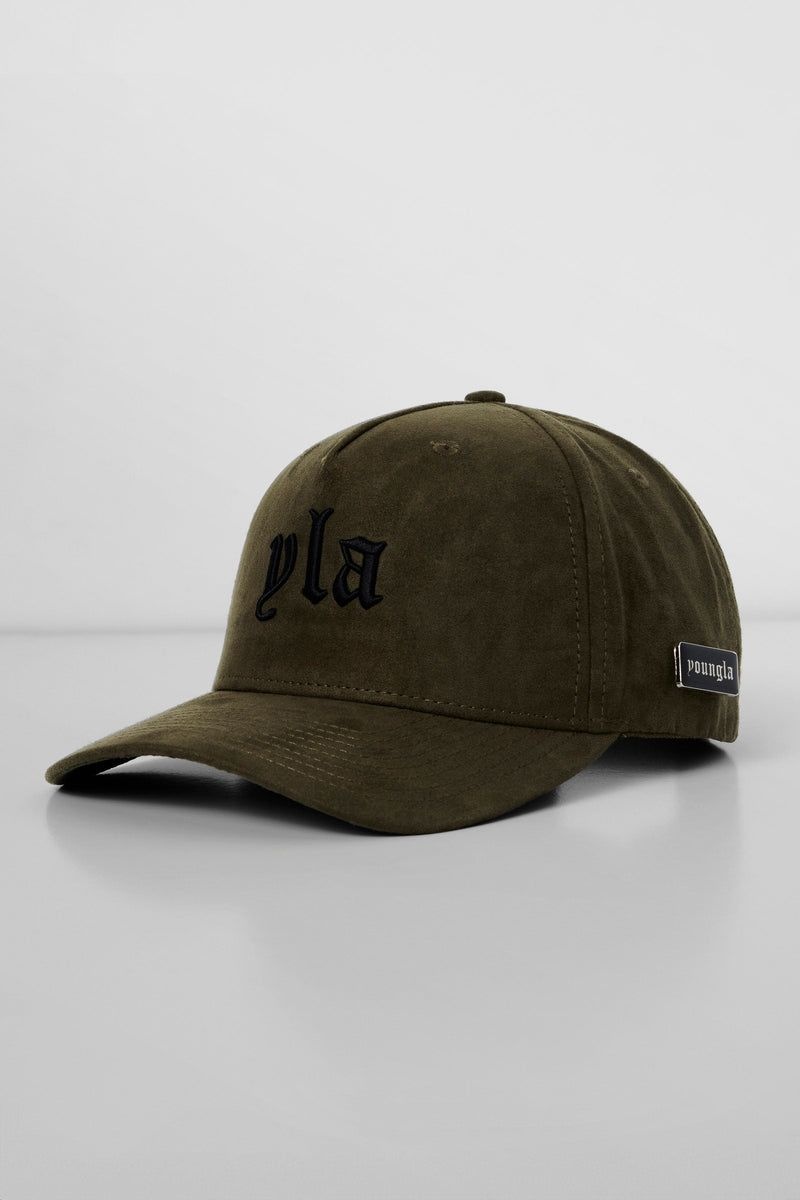 YoungLA 915 , YLA Suede Hats Olive | VC1842-950