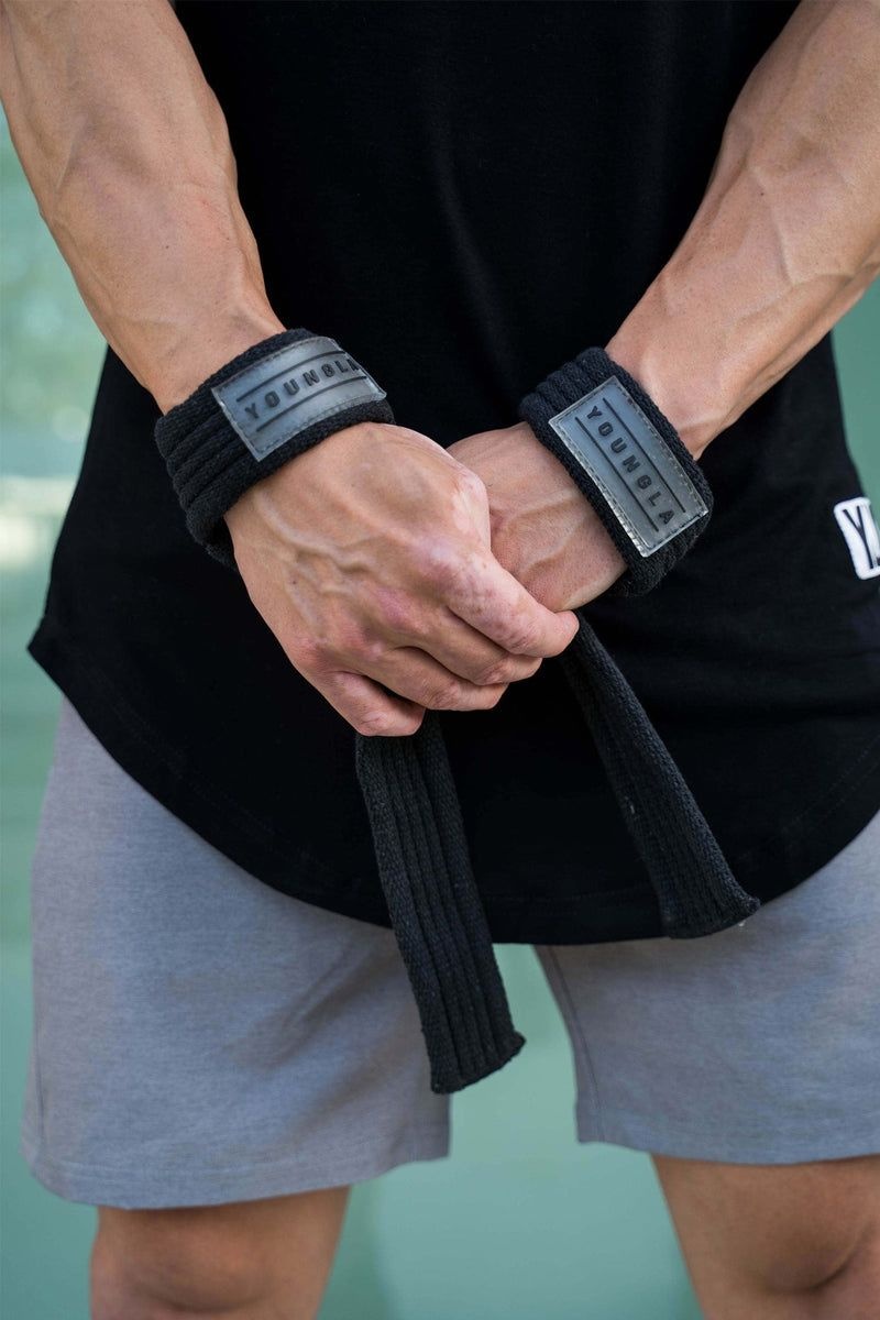 YoungLA 917 Lifting Straps Black | CA1847-260