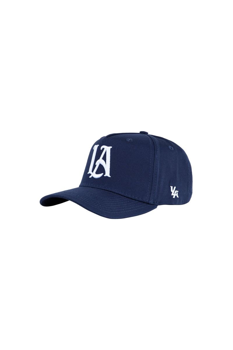 YoungLA 920 A-Frame LA Snapback Hat 2.0 Navy | AN0654-382