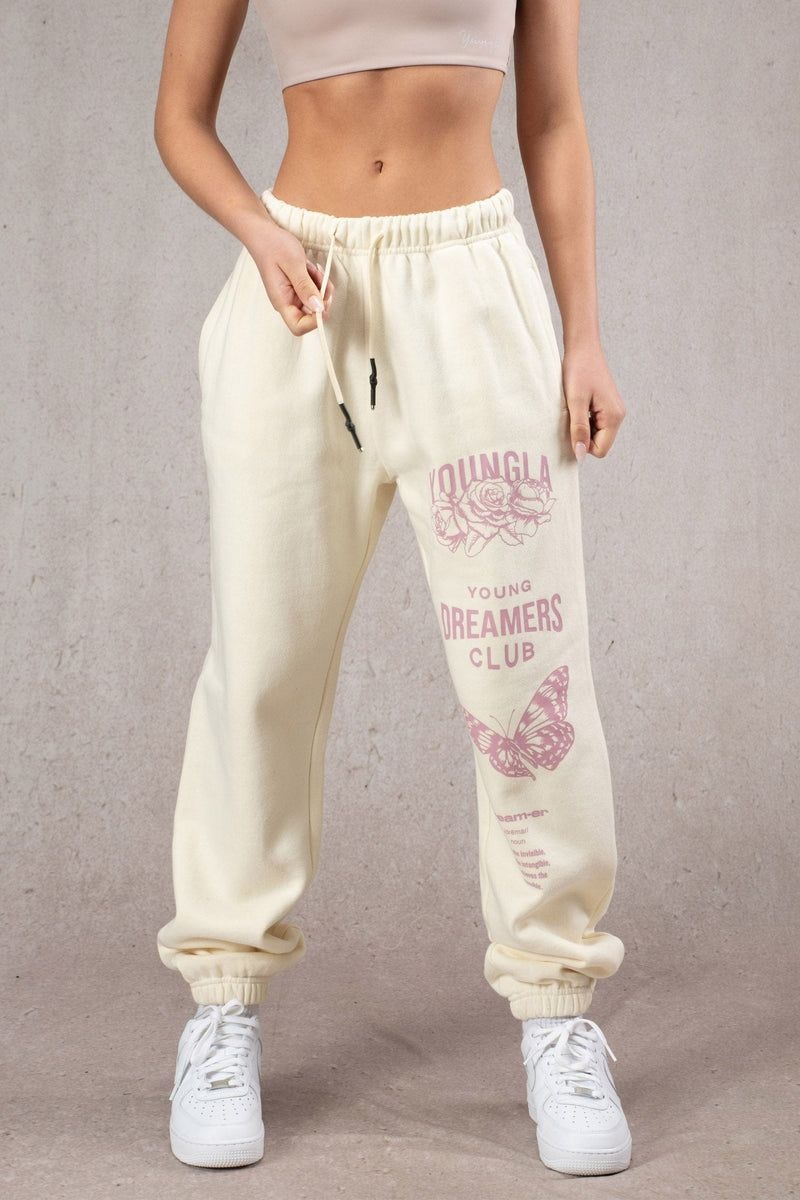 YoungLA W211 Dreamers Joggers Cream | AY4869-715