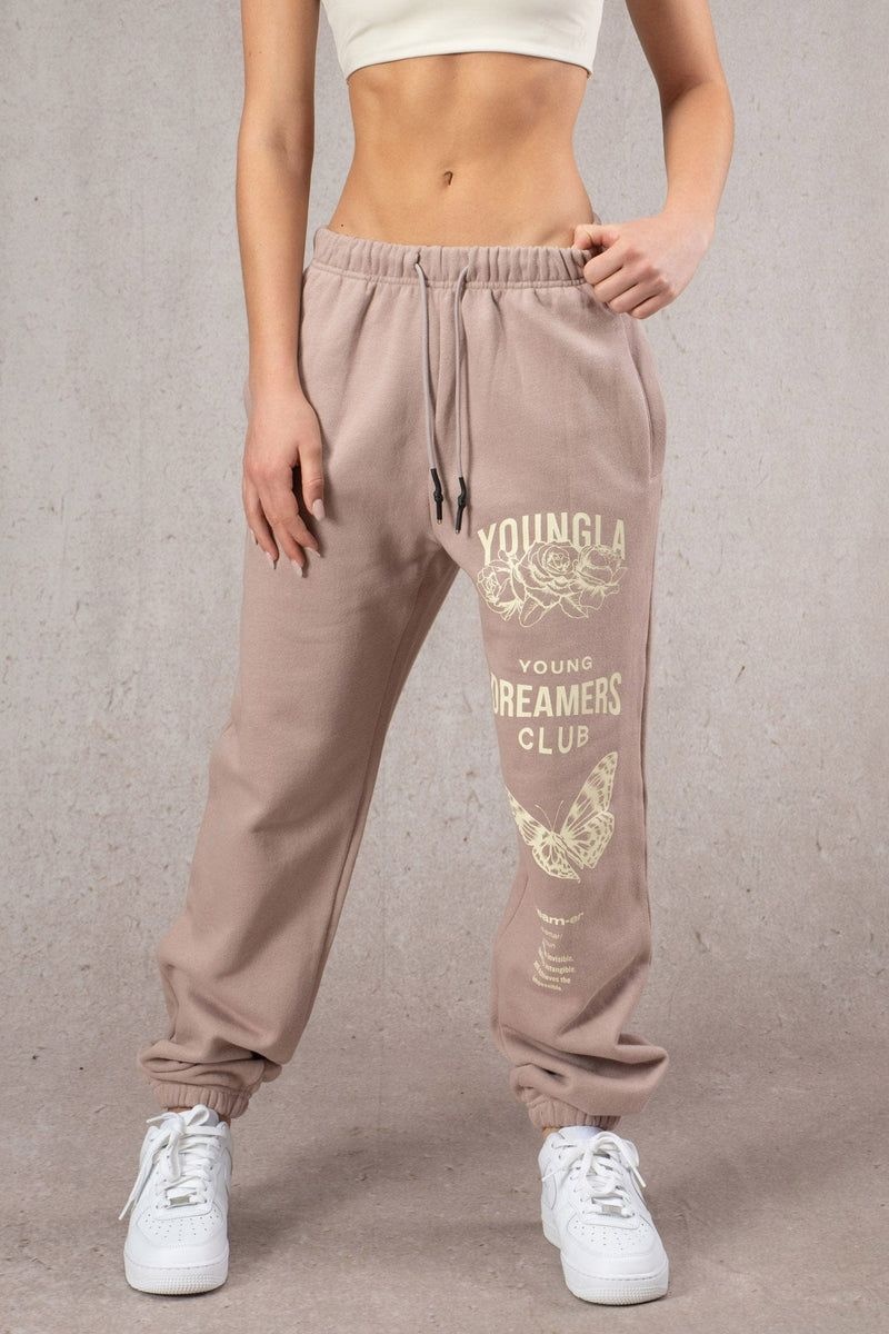 YoungLA W211 Dreamers Joggers Dusty Mauve | YS1932-657