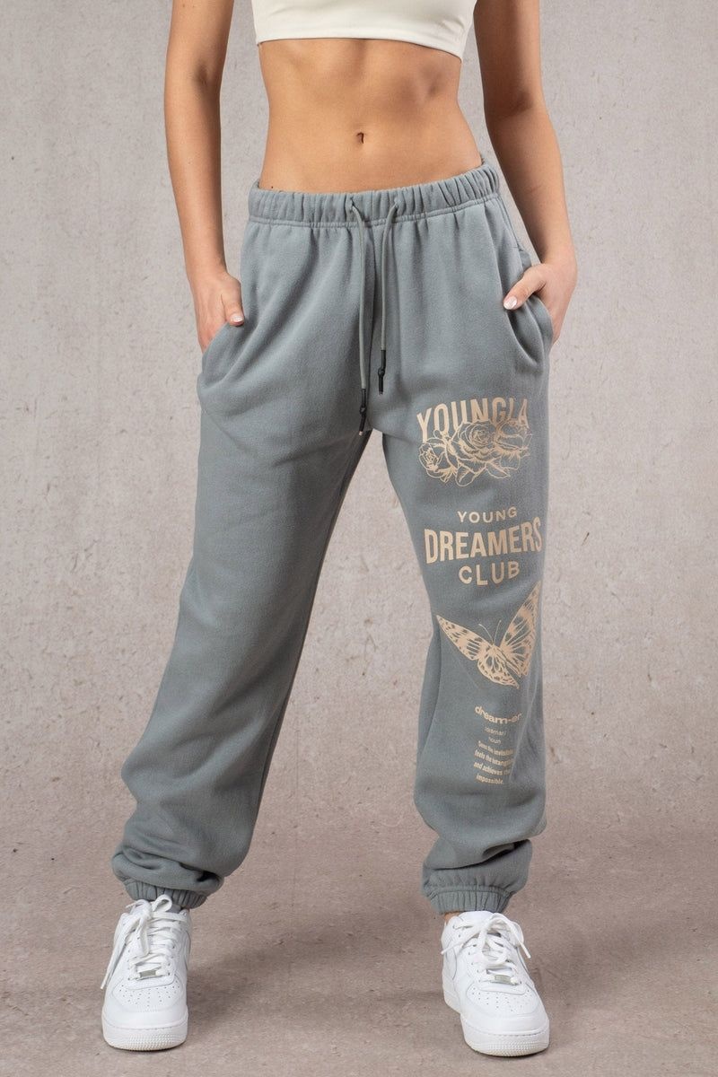 YoungLA W211 Dreamers Joggers Slate | BW4650-198