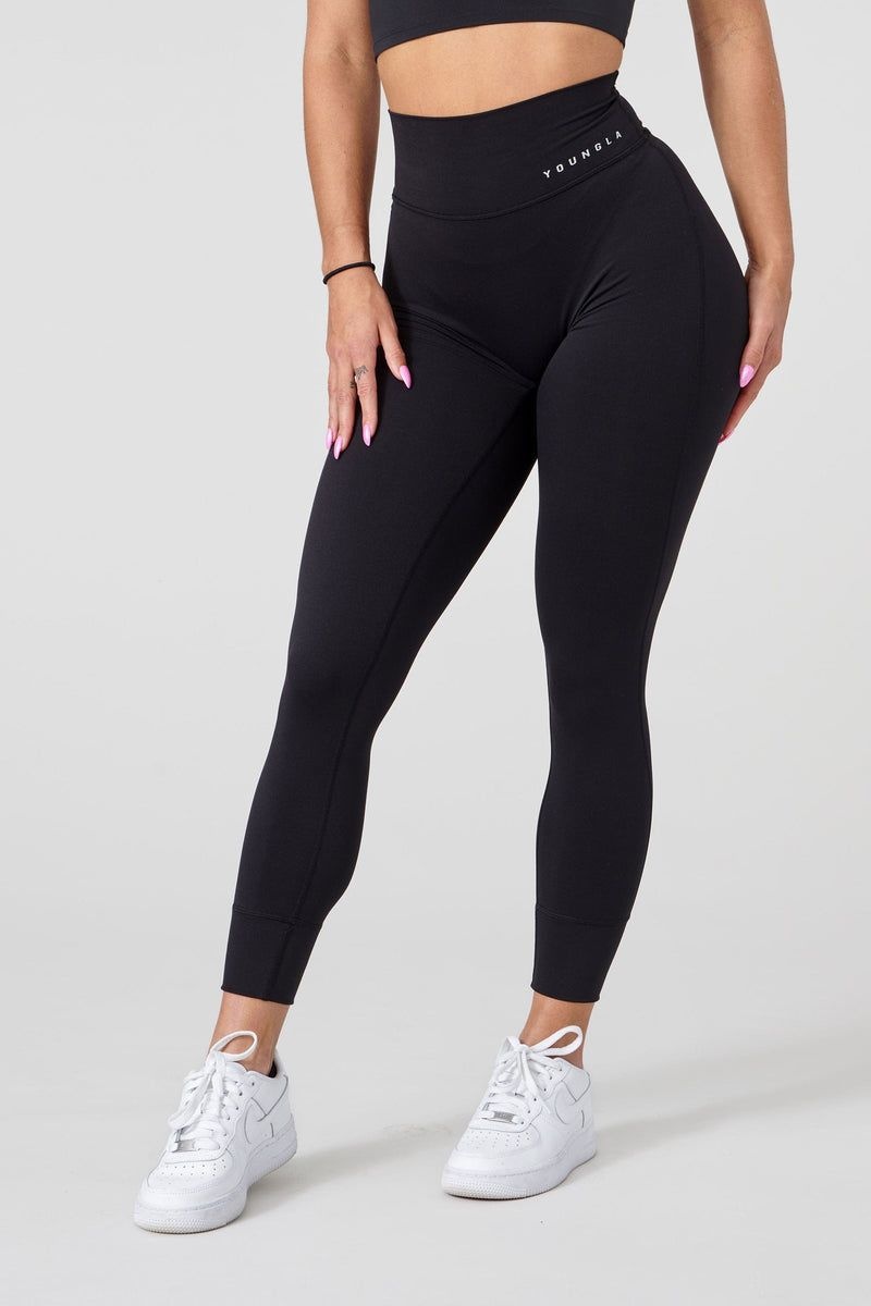 YoungLA W212 Progress Leggings Black | TI4837-026