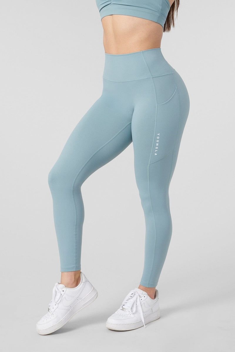 YoungLA W214 Power Leggings Slate | EC7839-410