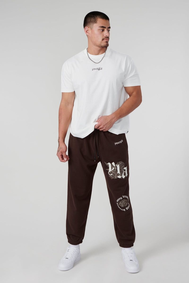 YoungLA W224 Rose Joggers Black | EK0126-347