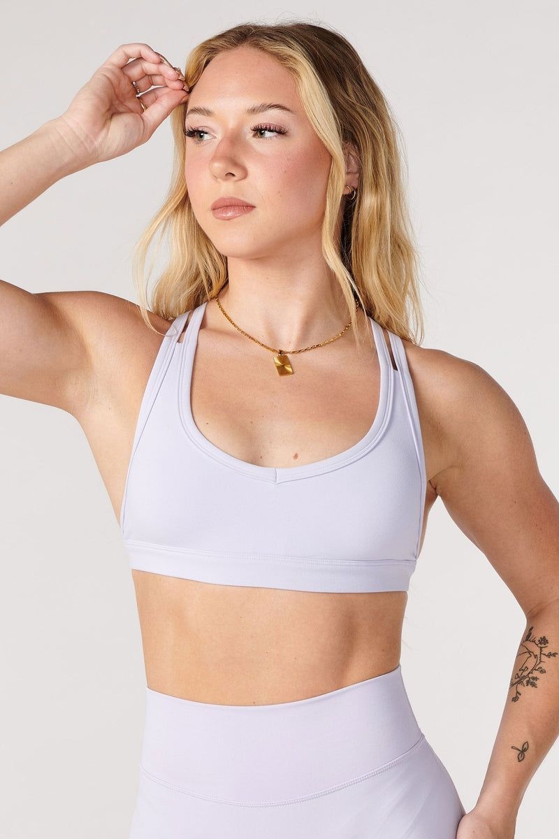 YoungLA W318 Effortless Sports Bra Baby Lavender | EX6489-251