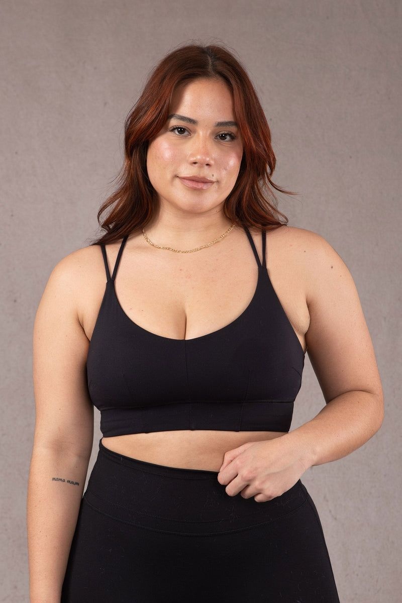 YoungLA W319 , Asana Sports Bra Black | QK8165-790