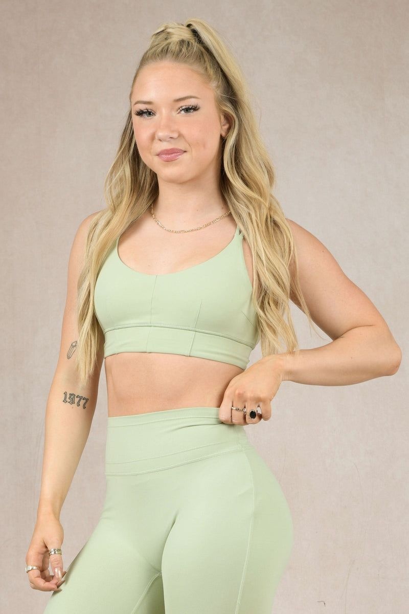 YoungLA W319 , Asana Sports Bra Matcha | YU2684-503