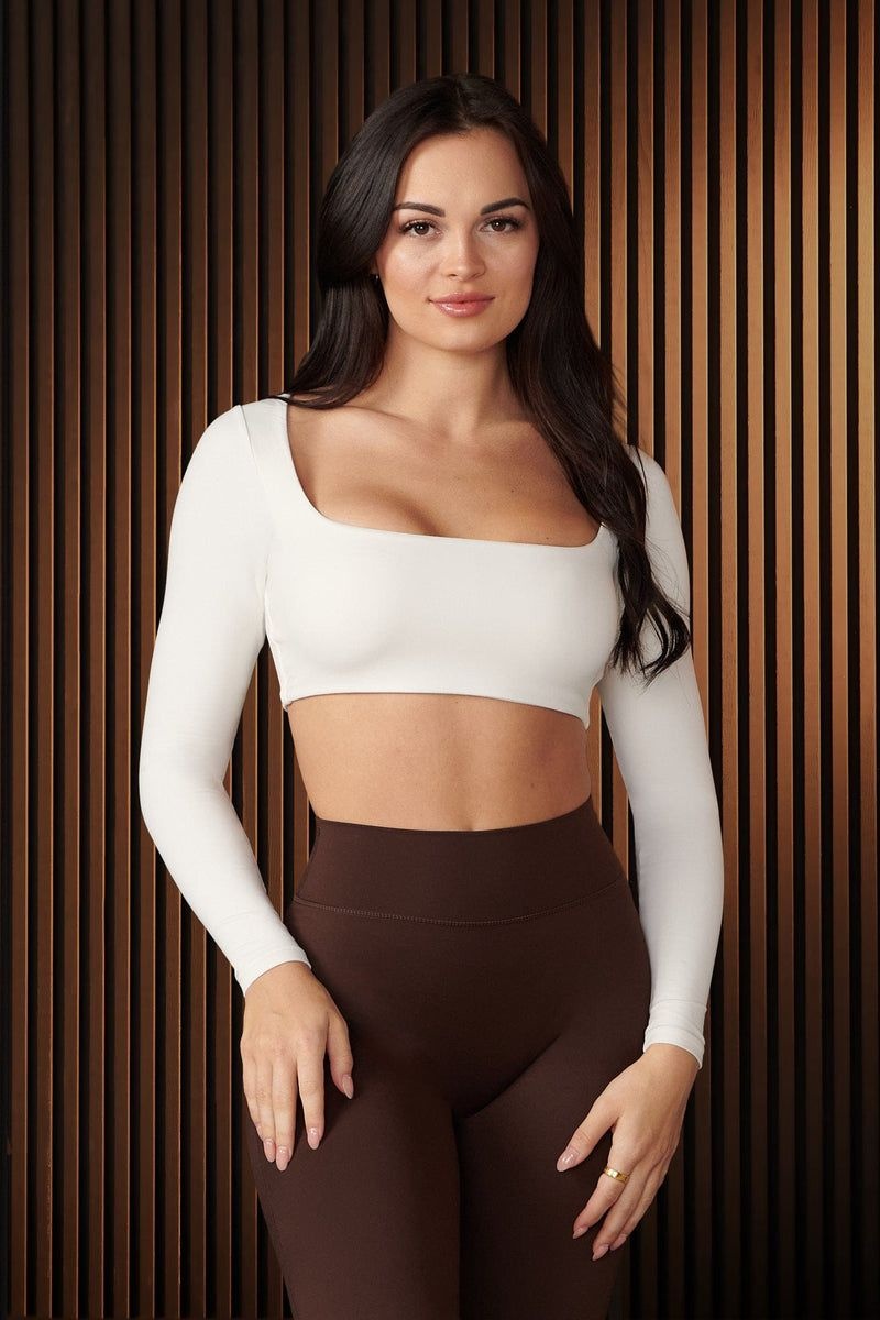 YoungLA W336 , Curve Long Sleeve sports Bra Bossy | TJ5260-734