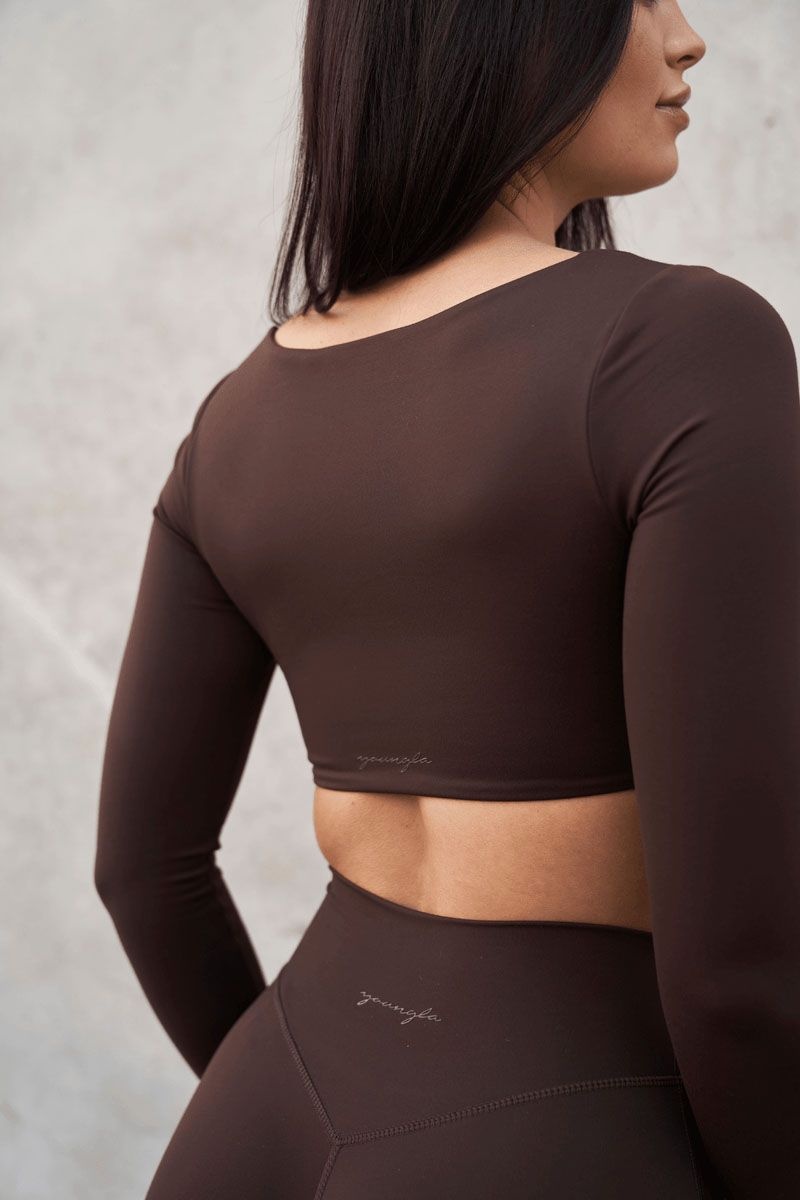 YoungLA W336 , Curve Long Sleeve sports Bra Bossy | TJ5260-734