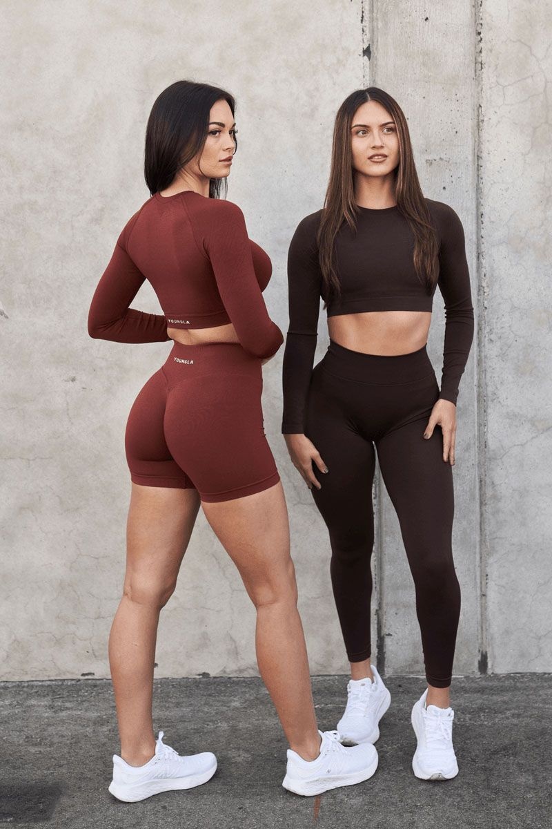 YoungLA W430 , Curve Seamless Long Sleeve Spicy | VR1908-574