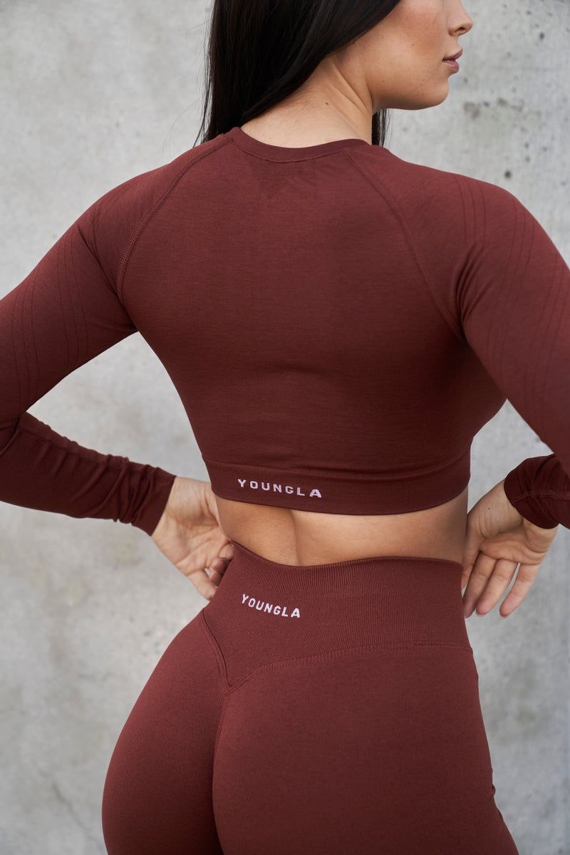 YoungLA W430 , Curve Seamless Long Sleeve Spicy | VR1908-574