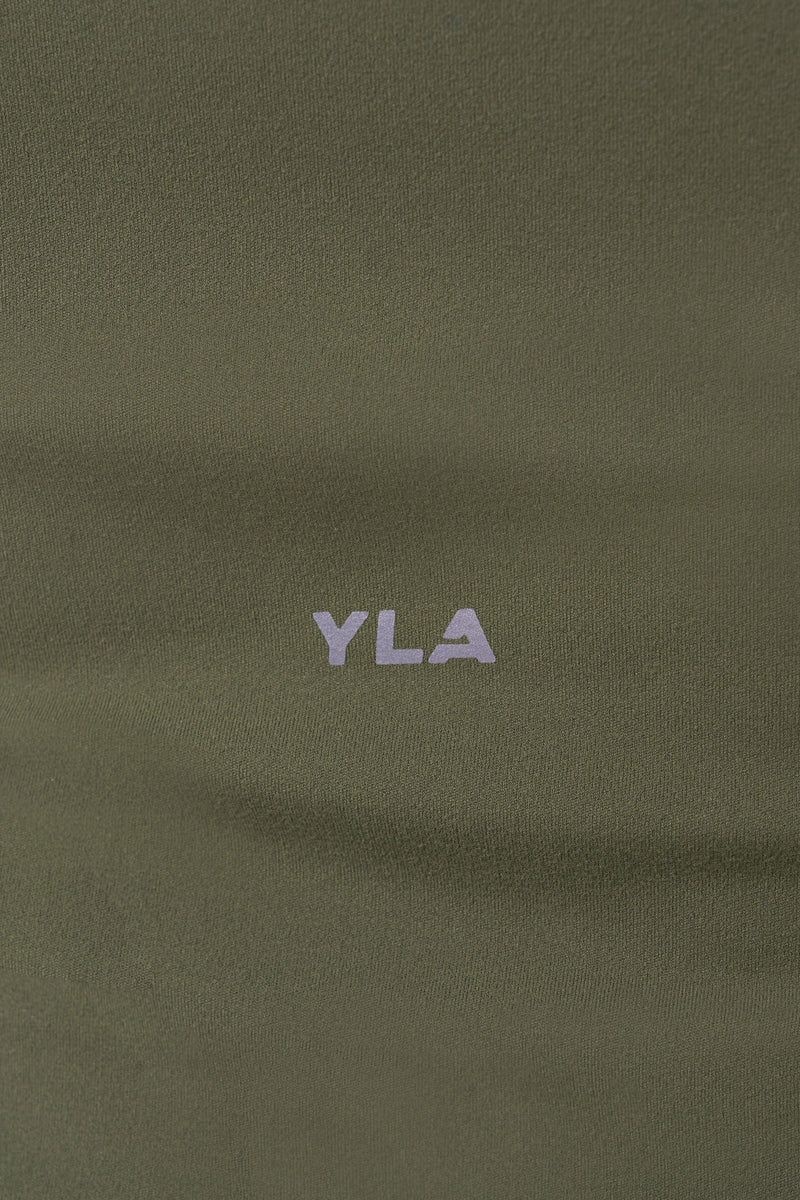 YoungLA W439 , Compression Cap Sleeve Shirt Black | JT4076-198