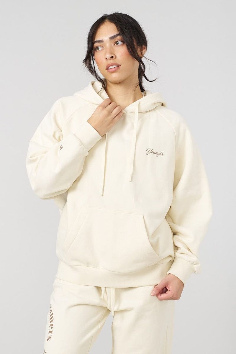 YoungLA W516 Revolve Hoodie Bone | GS9810-635