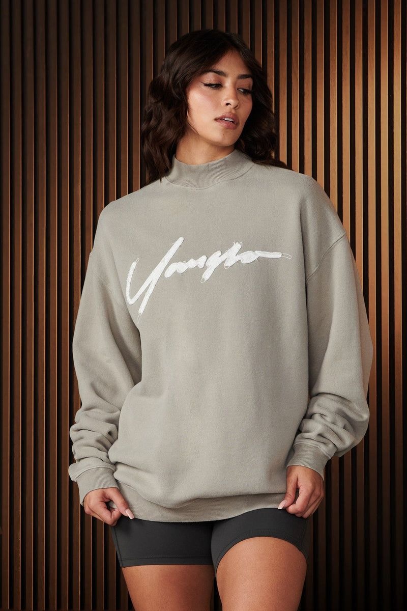 YoungLA W521 , Urban Crewneck Eclipse Wash | QX5780-164