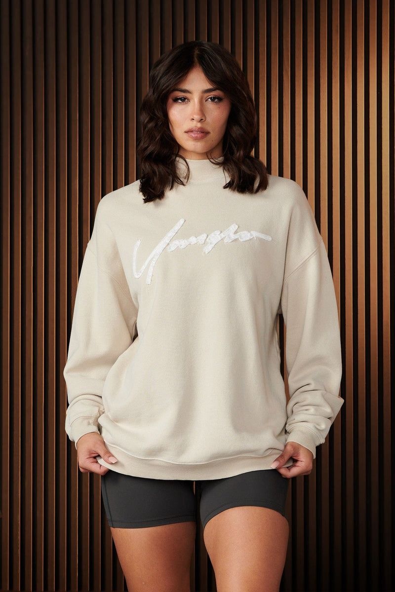 YoungLA W521 , Urban Crewneck Eclipse Wash | QX5780-164