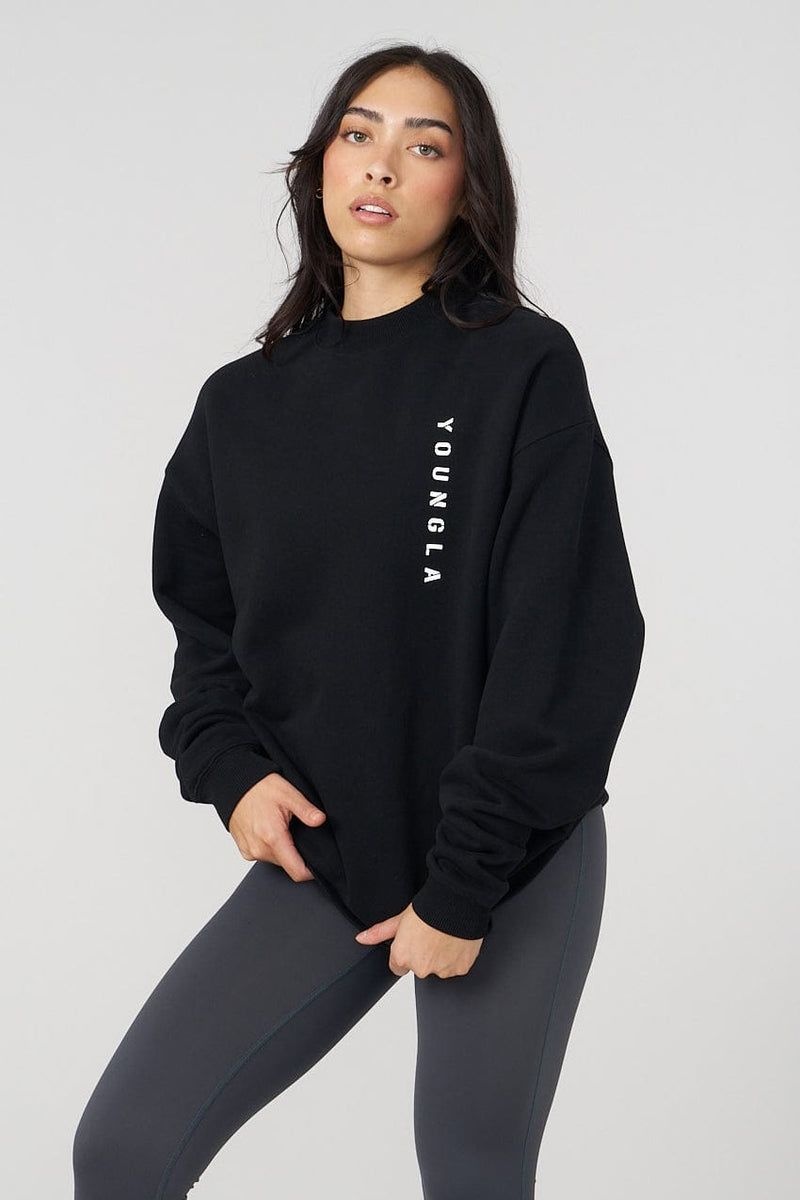 YoungLA W539 Eternal Crewneck Black | BK8463-729