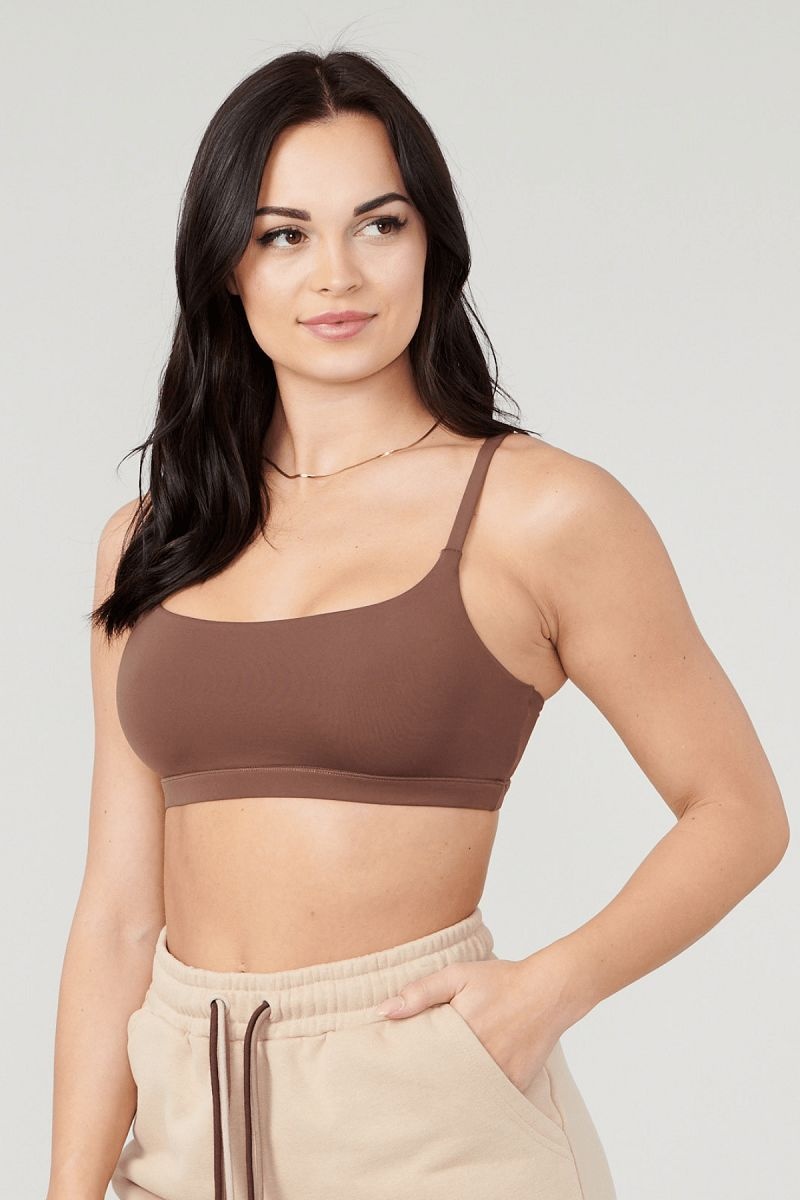 YoungLA W601 Everyday Bra Milk Chocolate | TM2385-471