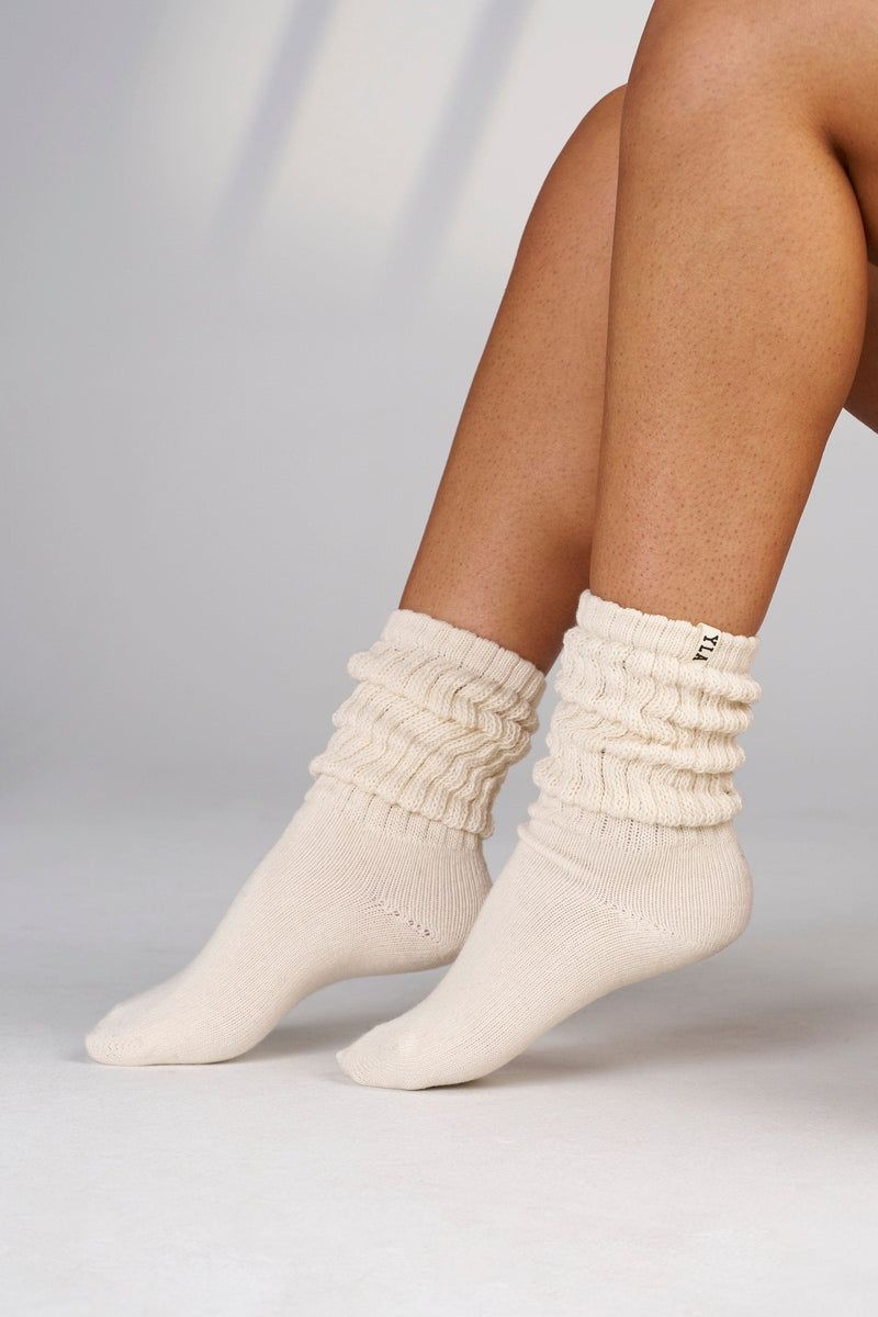 YoungLA W609 , Scrunch Socks 3-Pack Lounge | JB3856-714