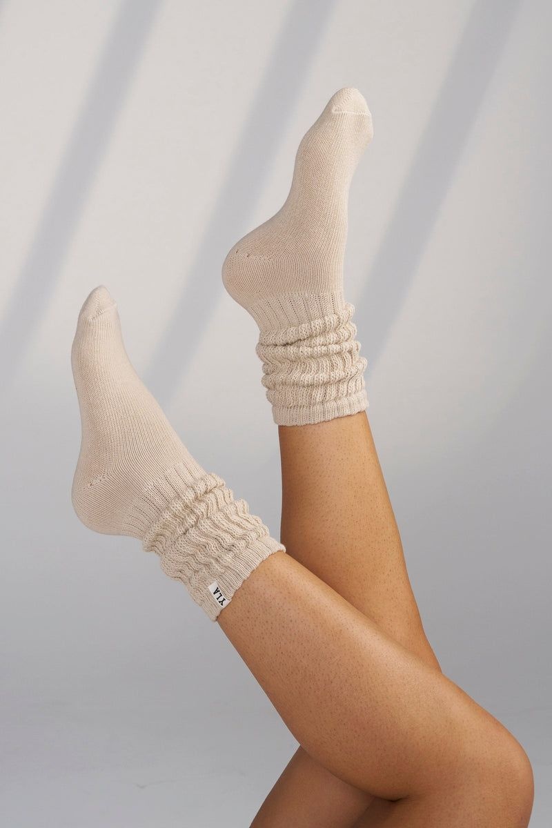 YoungLA W609 , Scrunch Socks 3-Pack Lounge | JB3856-714